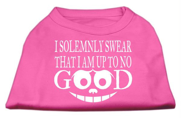 Up to No Good Screen Print Shirt Bright Pink XXXL (20)