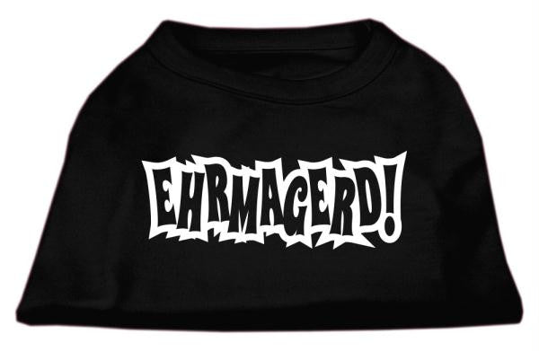 Ehrmagerd Screen Print Shirt Black Lg (14)