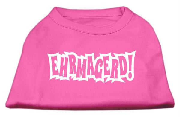 Ehrmagerd Screen Print Shirt Bright Pink Lg (14)