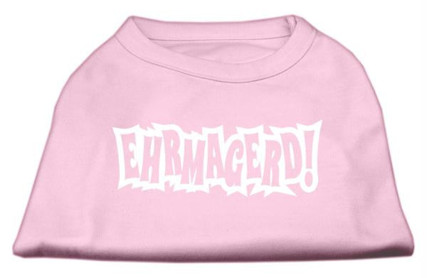 Ehrmagerd Screen Print Shirt Light Pink Med (12)