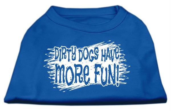 Dirty Dogs Screen Print Shirt Blue Med (12)