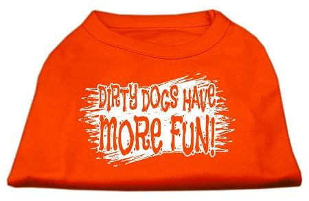 Dirty Dogs Screen Print Shirt Orange Med (12)