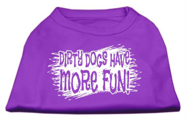 Dirty Dogs Screen Print Shirt Purple Med (12)