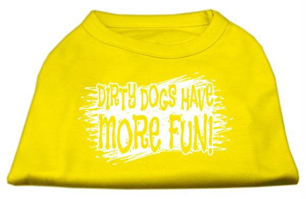 Dirty Dogs Screen Print Shirt Yellow Med (12)