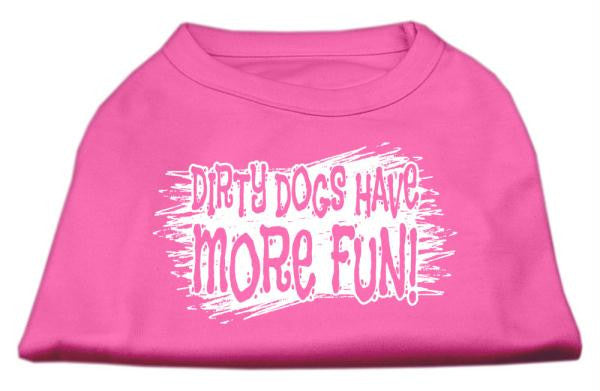 Dirty Dogs Screen Print Shirt Bright Pink XS (8)