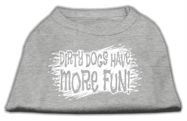 Dirty Dogs Screen Print Shirt Grey XS (8)