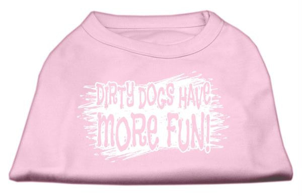 Dirty Dogs Screen Print Shirt Light Pink XXL (18)