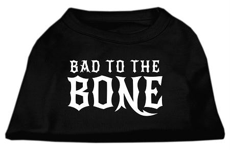 Bad to the Bone Dog Shirt Black XS (8)