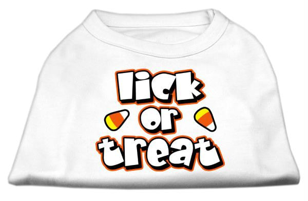 Lick Or Treat Screen Print Shirts White L (14)