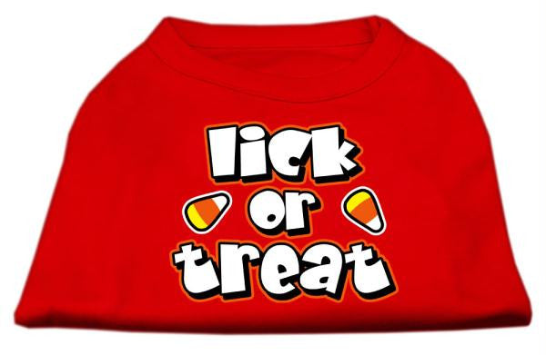 Lick Or Treat Screen Print Shirts Red XS (8)