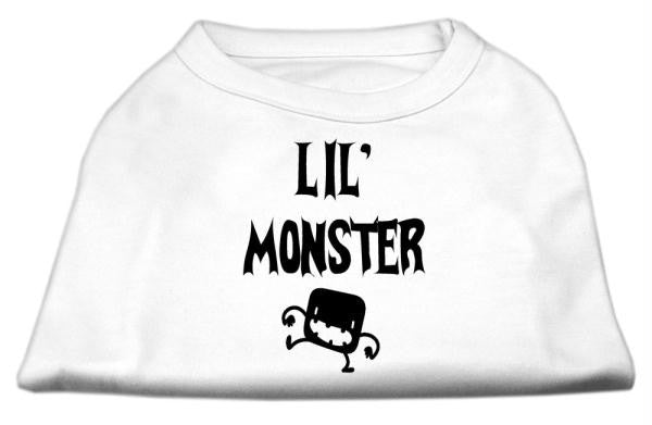 Lil Monster Screen Print Shirts White XL (16)