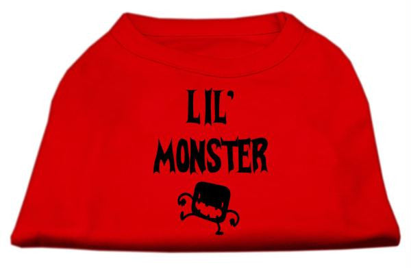 Lil Monster Screen Print Shirts Red XXXL (20)