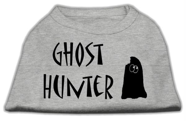 Ghost Hunter Screen Print Shirt Grey with Black Lettering Lg (14)