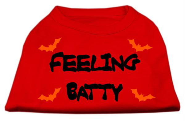 Feeling Batty Screen Print Shirts Red Med (12)