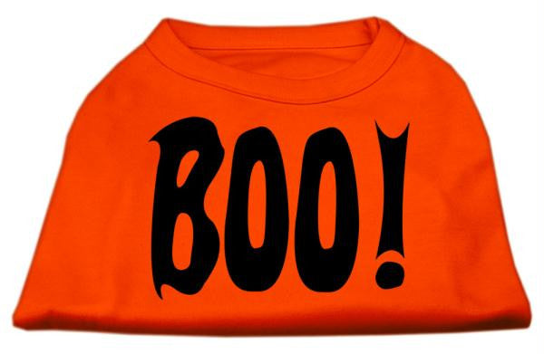 Boo! Screen Print Shirts Orange Lg (14)