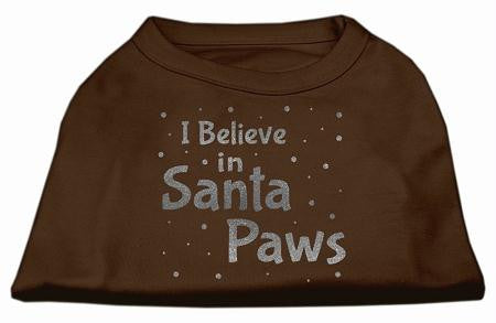 Screenprint Santa Paws Pet Shirt Brown XXXL (20)