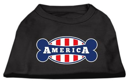 Bonely in America Screen Print Shirt Black  XXXL (20)