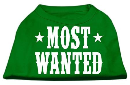 Most Wanted Screen Print Shirt Green XXL (18)