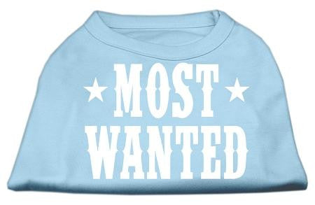 Most Wanted Screen Print Shirt Baby Blue XXXL (20)