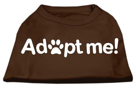 Adopt Me Screen Print Shirt Brown Lg (14)