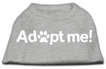 Adopt Me Screen Print Shirt Grey Lg (14)