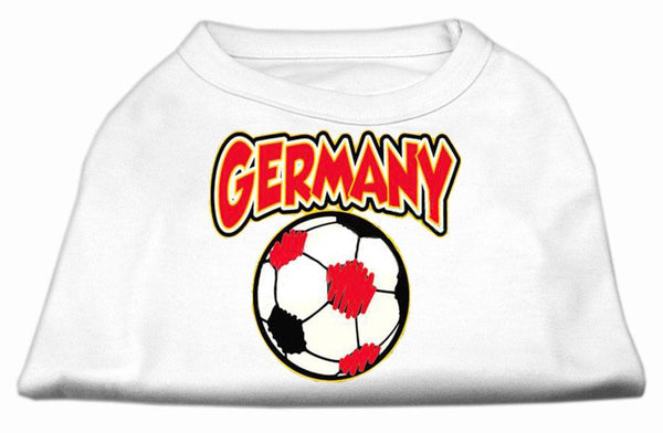 Germany Soccer Screen Print Shirt White Med (12)