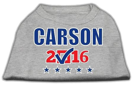 Carson Checkbox Election Screenprint Shirts Grey Lg (14)