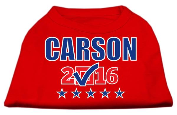 Carson Checkbox Election Screenprint Shirts Red Sm (10)