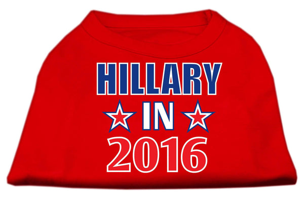 Hillary in 2016 Election Screenprint Shirts Red Lg (14)