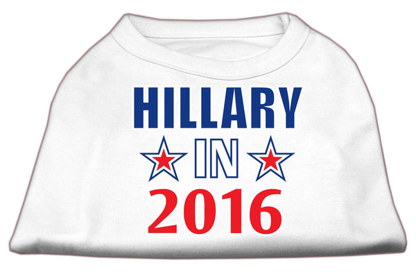 Hillary in 2016 Election Screenprint Shirts White Lg (14)