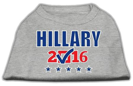 Hillary Checkbox Election Screenprint Shirts Grey Med (12)