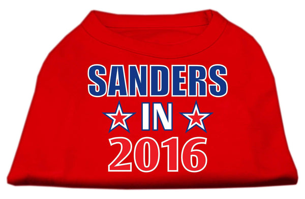 Sanders in 2016 Election Screenprint Shirts Red Lg (14)