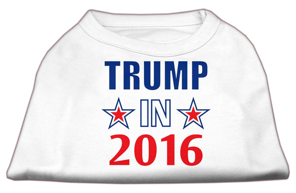 Trump in 2016 Election Screenprint Shirts White Med (12)