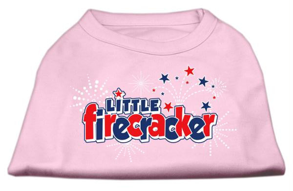 Little Firecracker Screen Print Shirts Light Pink L (14)