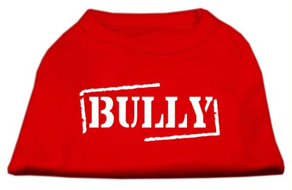 Bully Screen Printed Shirt  Red Med (12)