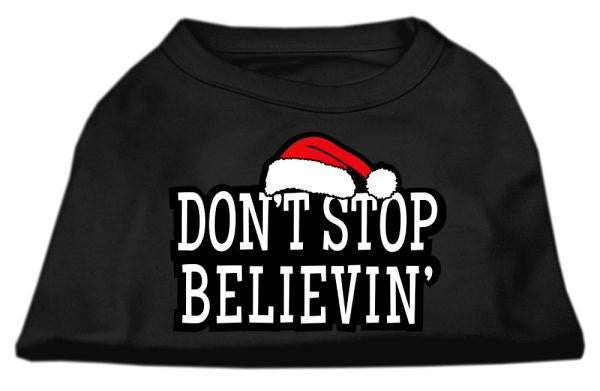 Don't Stop Believin' Screenprint Shirts Black XXL (18)