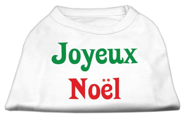 Joyeux Noel Screen Print Shirts White XS (8)