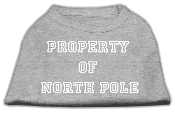 Property of North Pole Screen Print Shirts Grey XL (16)