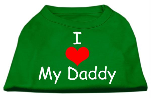 I Love My Daddy Screen Print Shirts Emerald Green Med (12)