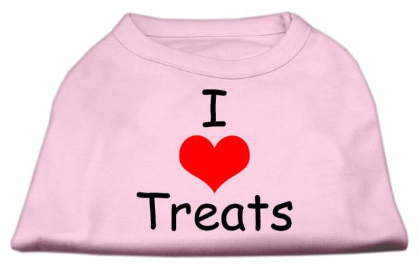 I Love Treats Screen Print Shirts Pink Med (12)