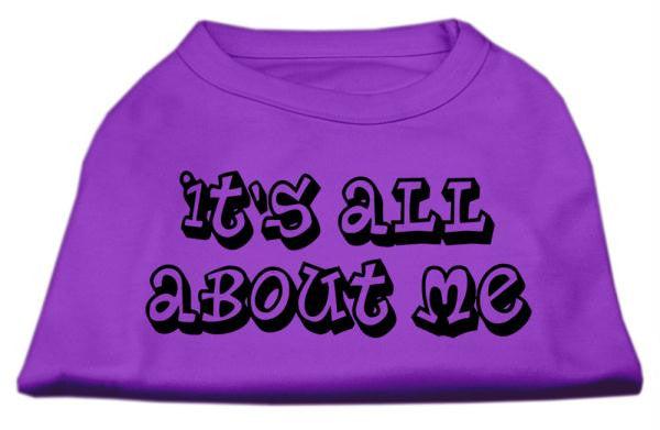 It's All About Me Screen Print Shirts Purple XXL (18)