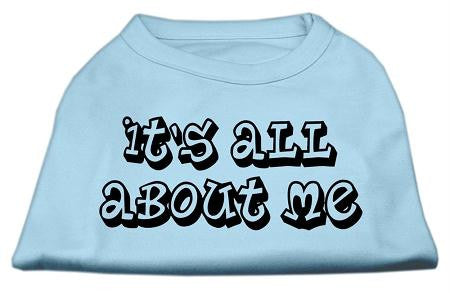 It's All About Me Screen Print Shirts Baby Blue XXXL (20)