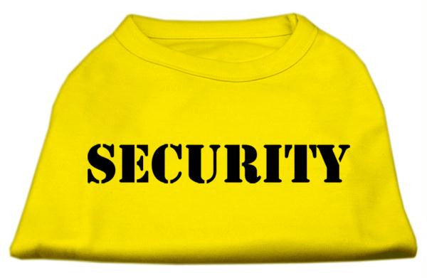 Security Screen Print Shirts Yellow XL (16)