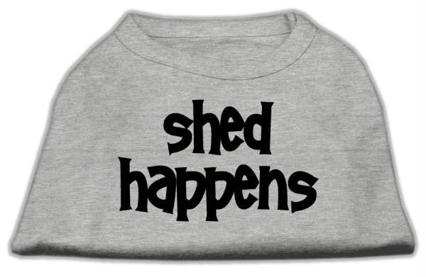 Shed Happens Screen Print Shirt Grey XXL (18)