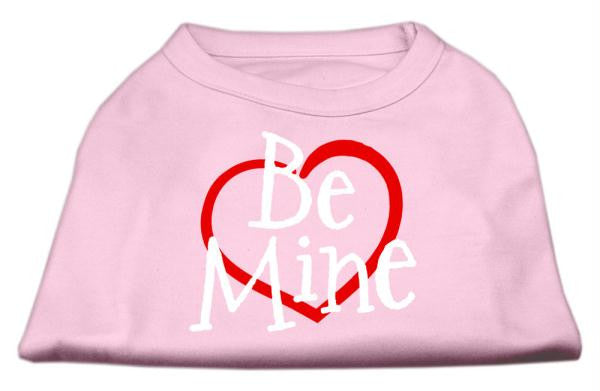 Be Mine Screen Print Shirt Light Pink  Lg (14)