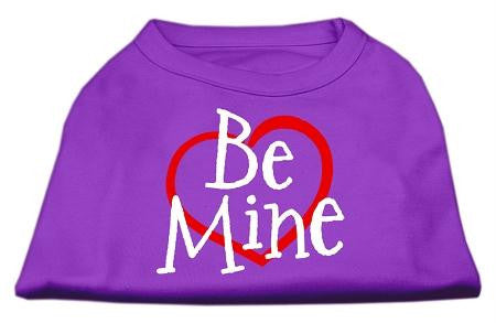 Be Mine Screen Print Shirt Purple XXXL (20)