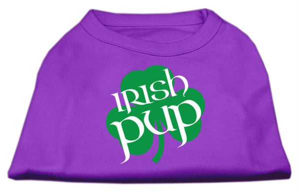 Irish Pup Screen Print Shirt Purple Sm (10)