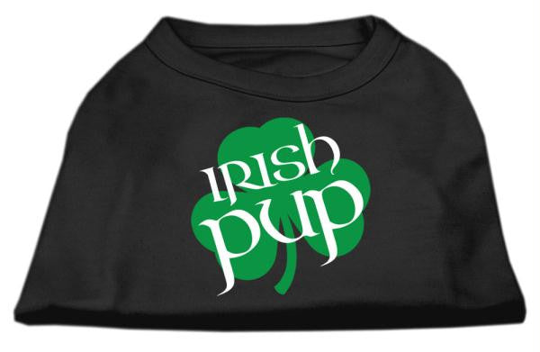 Irish Pup Screen Print Shirt Black  XS (8)