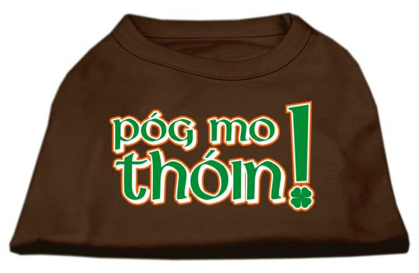 Pog Mo Thoin Screen Print Shirt Brown Med (12)