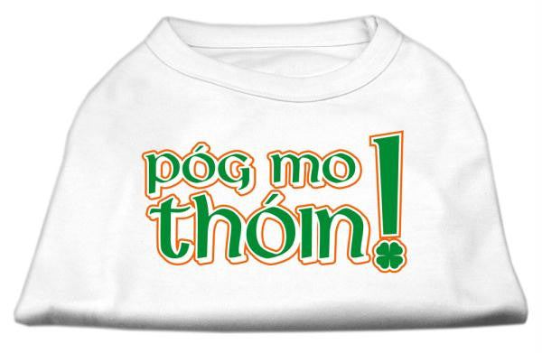 Pog Mo Thoin Screen Print Shirt White  XS (8)